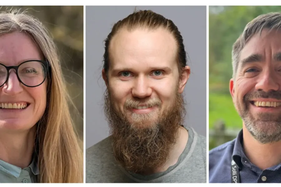 En collage av en mann og en kvinne